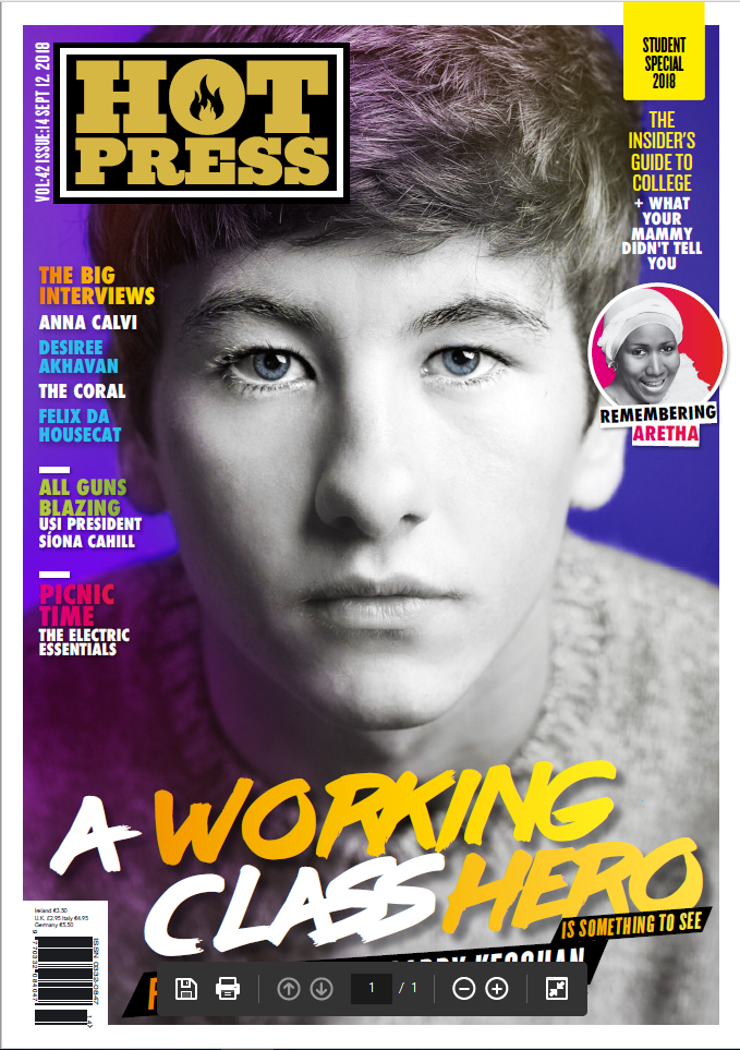 Hot Press 4214 Barry Keoghan Student Special HOT PRESS