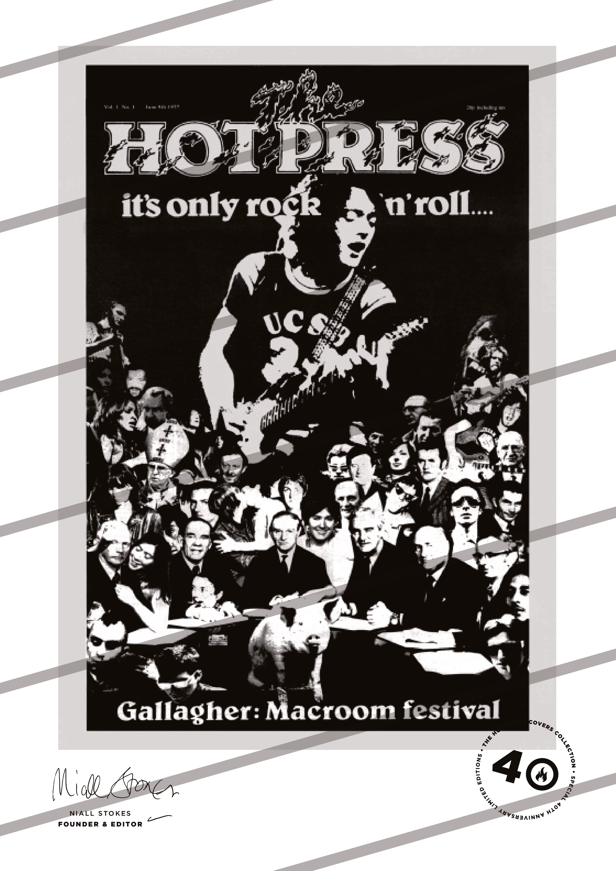 Volume 01 Issue 01 Rory Gallagher Commemorative Print – HOT PRESS
