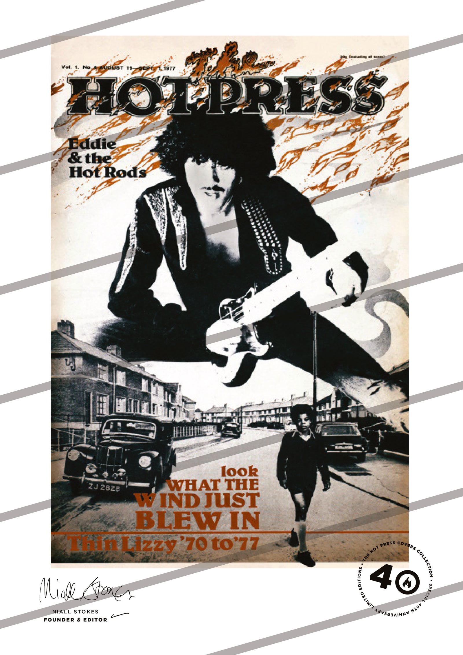 Volume 01 Issue 06 Thin Lizzy Commemorative Print – HOT PRESS