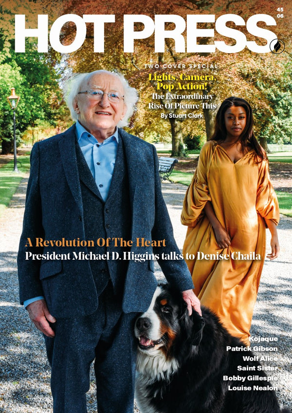Hot Press Issue 45-06: Denise Chaila with President Michael D. Higgins